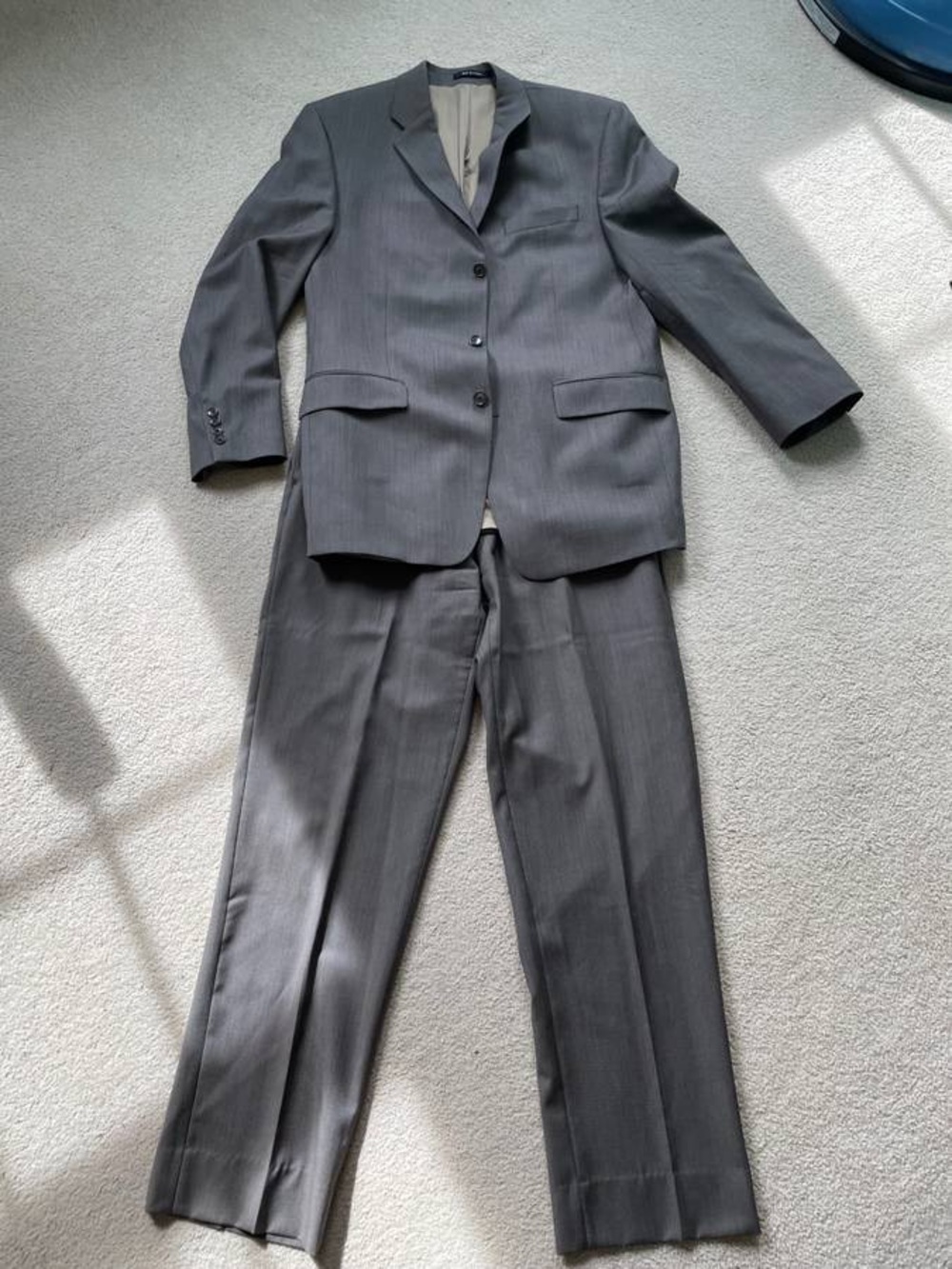 Calvin Klein Men’s Taupe/Brown Suit